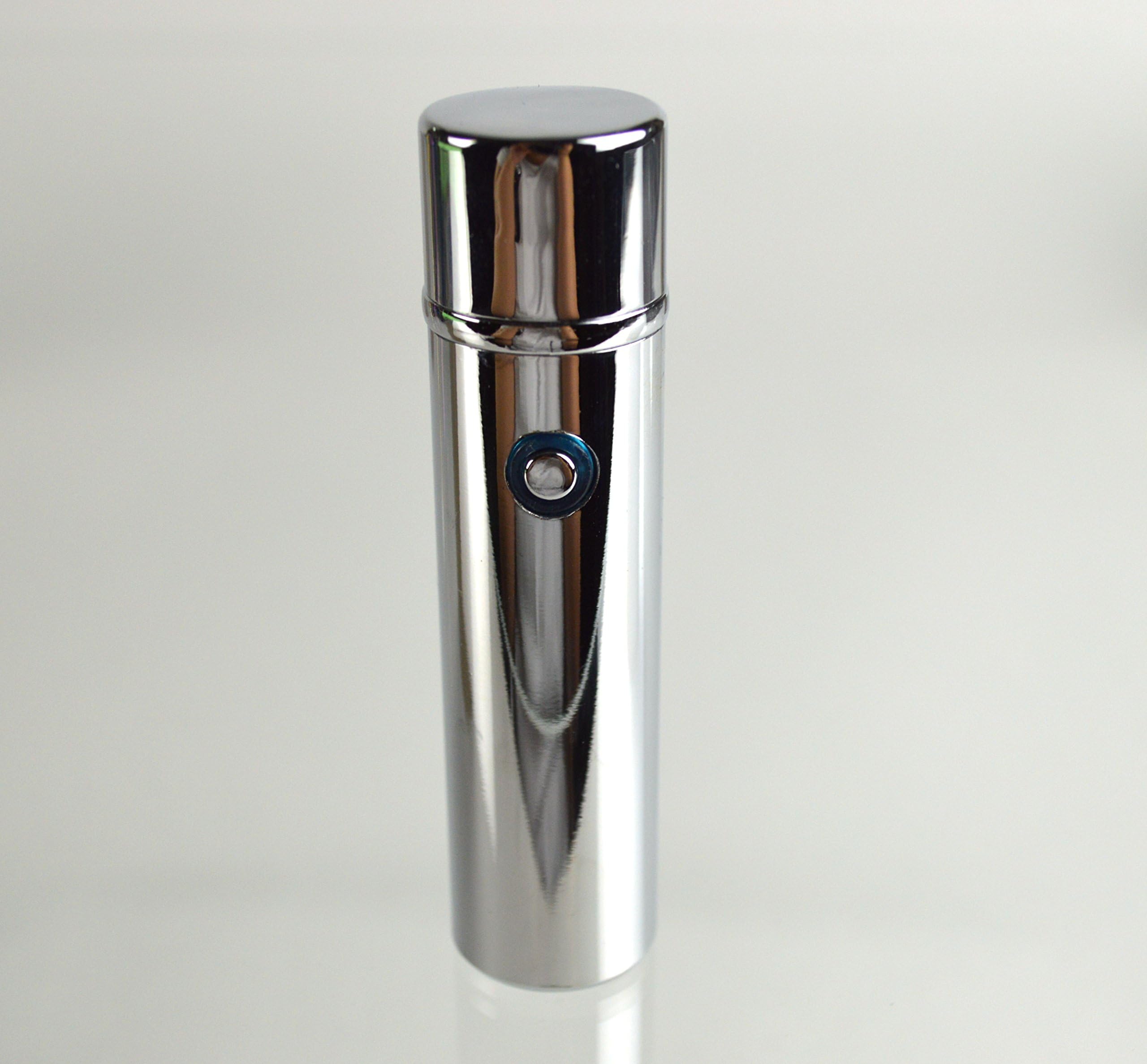 Unishow Rechargeable Splash and Wind Proof Flameless Butane Free Revolutionary Plasma Beam Lighter (Silver)