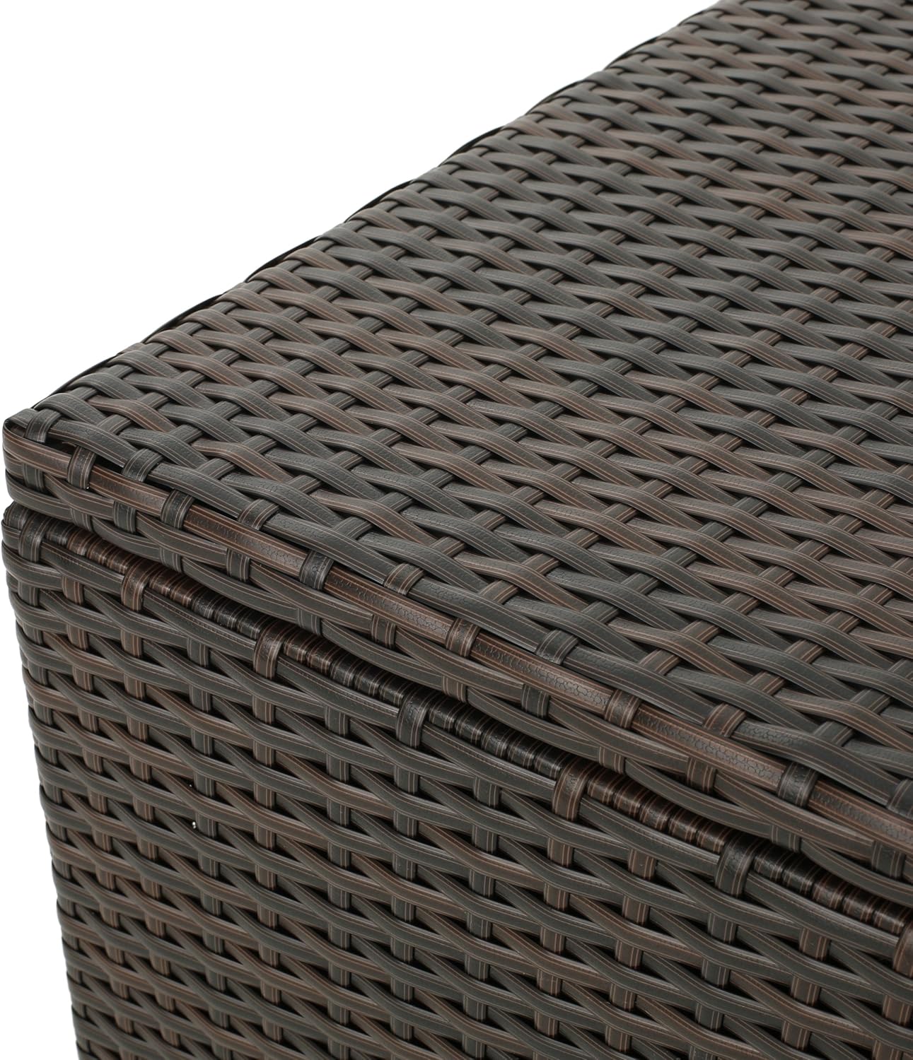 Christopher Knight Home Santa Rosa Wicker Storage Box, Multibrown : Garden & Outdoor