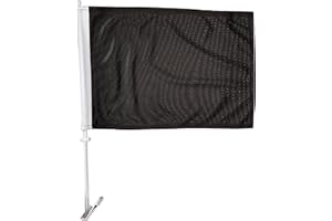FLAG CONNECTIONS Online Stores Solid Car Flag, Black