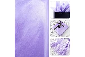 Hi Sasara 30 Sheets Metallic Purple Tissue Paper,28 x 20 Inch,Purple Tissue Paper for Gift Bags,Purple Gift Wrapping Tissue f