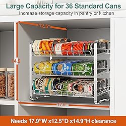 MAXIFFE 3 Tier Can Organizer for