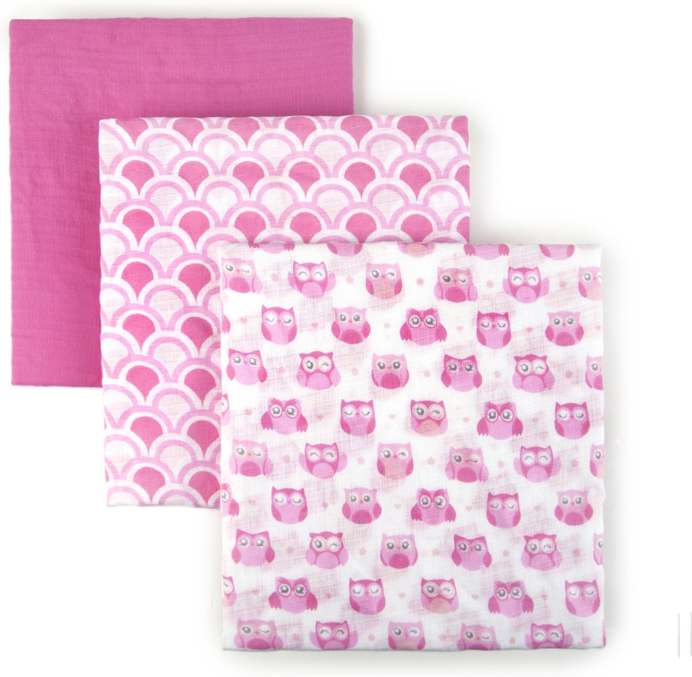 Tadpoles S/3 Muslin Receiving Blankets Dino