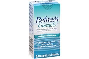 SIKXTOA REFRESH Contacts Contact Lens Comfort Moisture Drops 0.40 oz (Pack of 11)