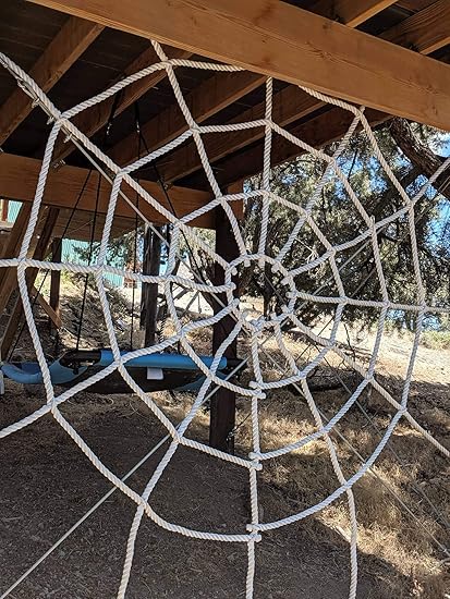 spider web rope net