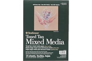 Strathmore Toned Mixed Media Paper Toned Tan 9"X12"-15 Sheets -62462209