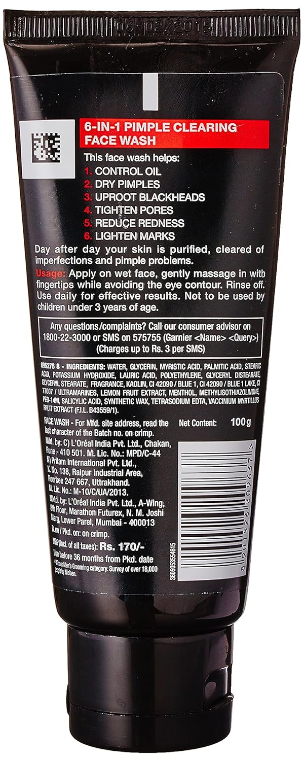 garnier men acno fight ingredient