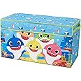 Idea Nuova Baby Shark Collapsible Children’s Toy Storage Trunk, Durable with Lid