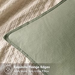 MIULEE Decorative Linen Pillow Covers 20x20 Inch