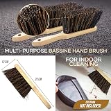 Newman and Cole Natural Wooden Hand Brush Pack 2 Bassine Bristles view 6