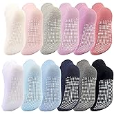 Dicry Toddler Non-Slip Ankle Socks Baby Anti-skid Grips Socks for Infant Kids