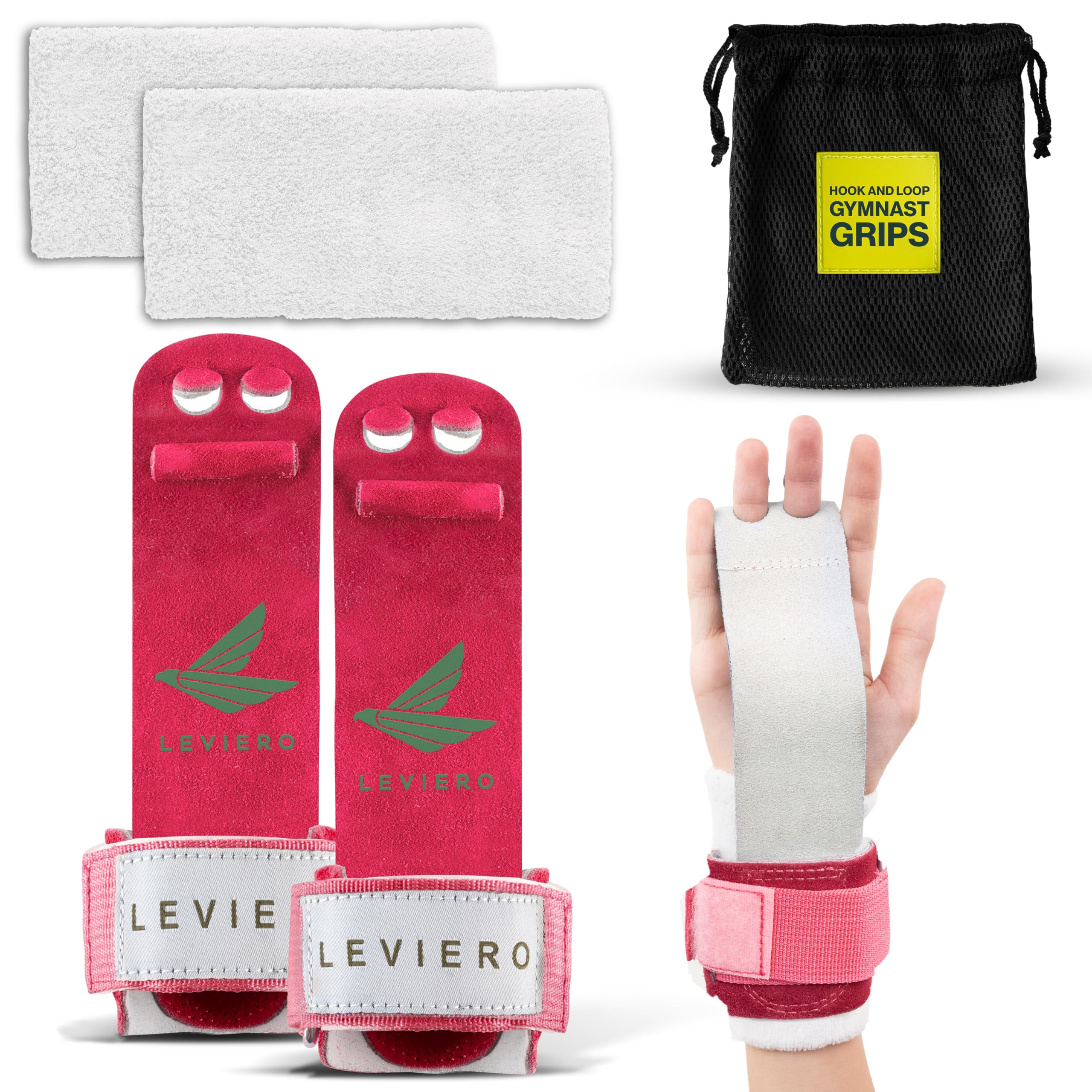 LEVIERO Gymnastics Grips Set, Grips for Gymnastics