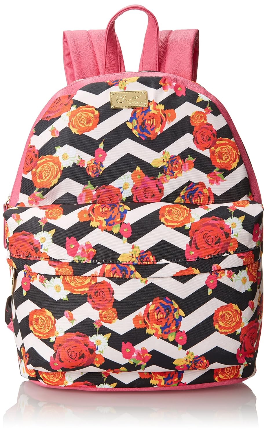 LUV BETSEY by Betsey Johnson LB Crossbody Backpack, Chevron Floral, One