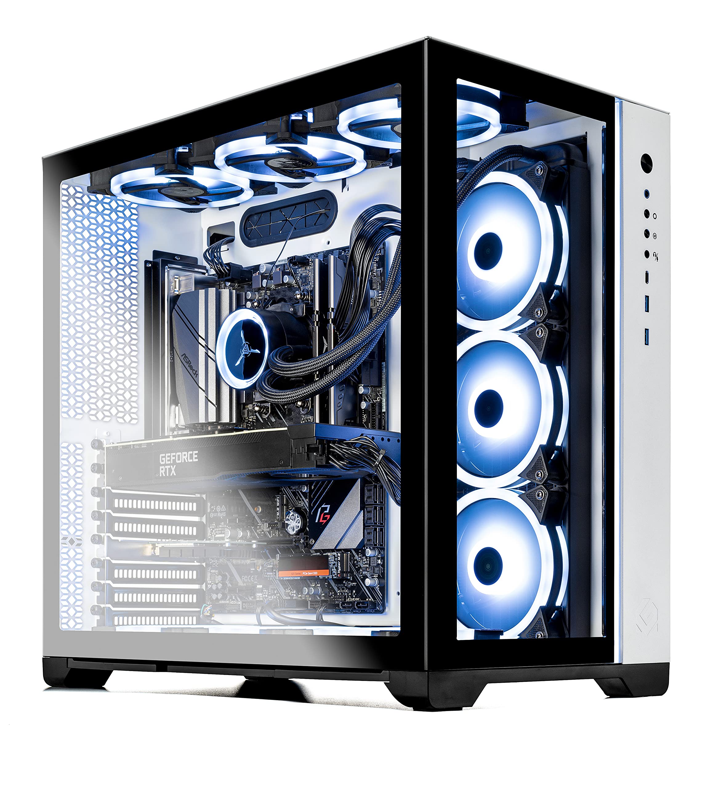 Skytech Prism II Gaming PC Desktop – AMD Ryzen 5800X GHz