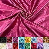 HOTGODEN Satin Fabric:2,5 Yards Vine Solid Silky