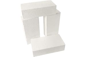 Lynn Manufacturing Insulating Fire Brick, 2600F Rated, 4-Pack, 9" x 4.5" x 2.5", 3126R