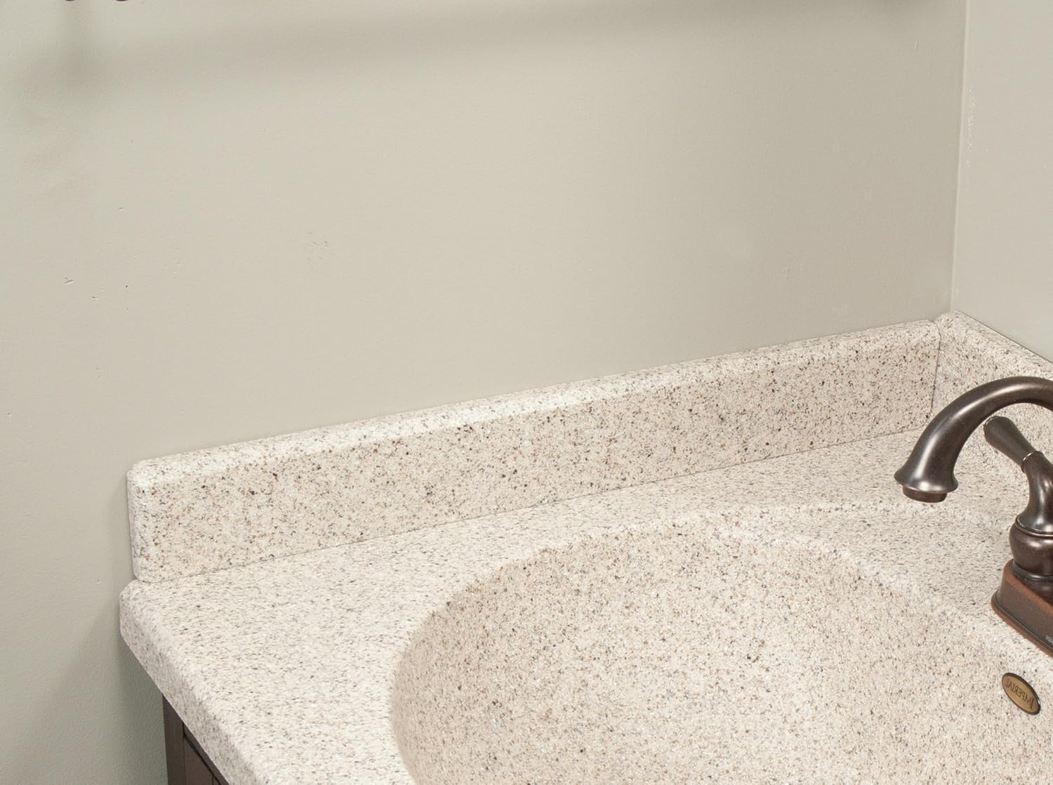 Buy Imperial Vbl100capss Left Hand Side Splash For Olympic Oval Style Bathroom Vanity Top Cappuccino Matte Finish 22 Inch Online At Low Prices In India Amazon In