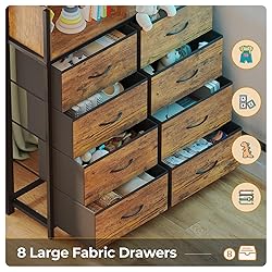 ADORNEVE Twin Size Loft Bed with Desk and 8 Storage