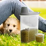 Citylife 2 Pack Dog Food Container Airtight 2.3 L with Pour Spout Grey view 3