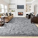 junovo Soft Area Rugs for Living Room 8x10 Feet Fluffy Rug Carpets for Bedroom Shaggy Rugs for Kids Teens Girls Boys Indoor P