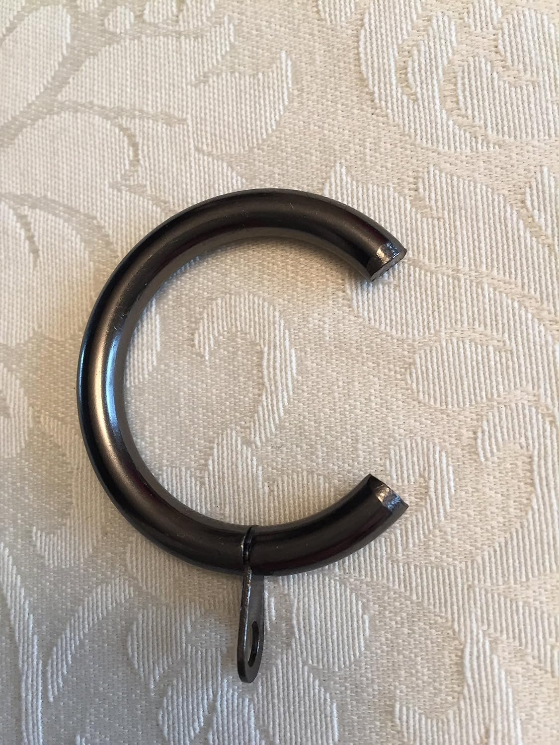 10 X Large Black Nickel C Split Passing Pass Over Metal Curtain