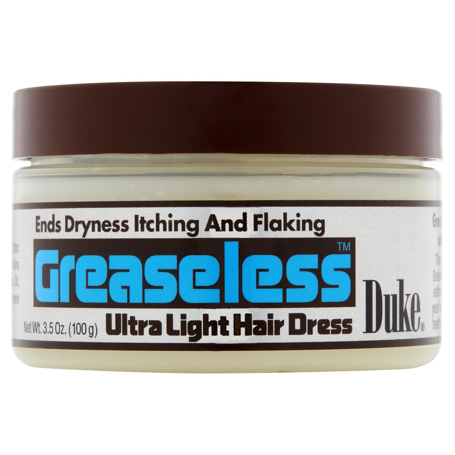 Duke Greaseless Ultra Light Hair Dress | Ends Dryness Itching and Flaking, 3.5 Oz