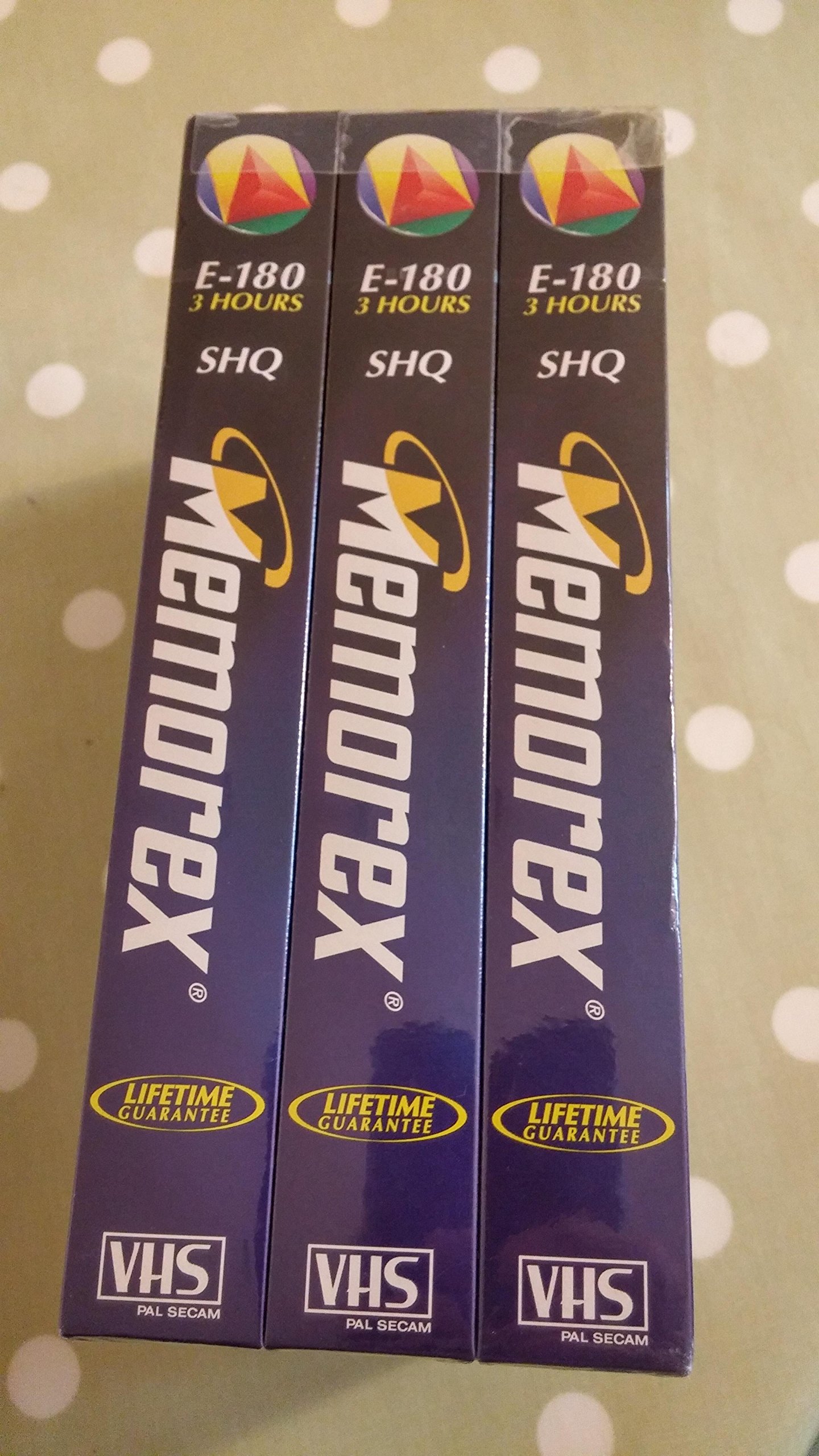 Memorex E180 Blank Tapes