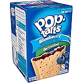Pop-Tarts Breakfast Toaster Pastries, Unfrosted Blueberry Flavored, 14.7 oz (8 Count)