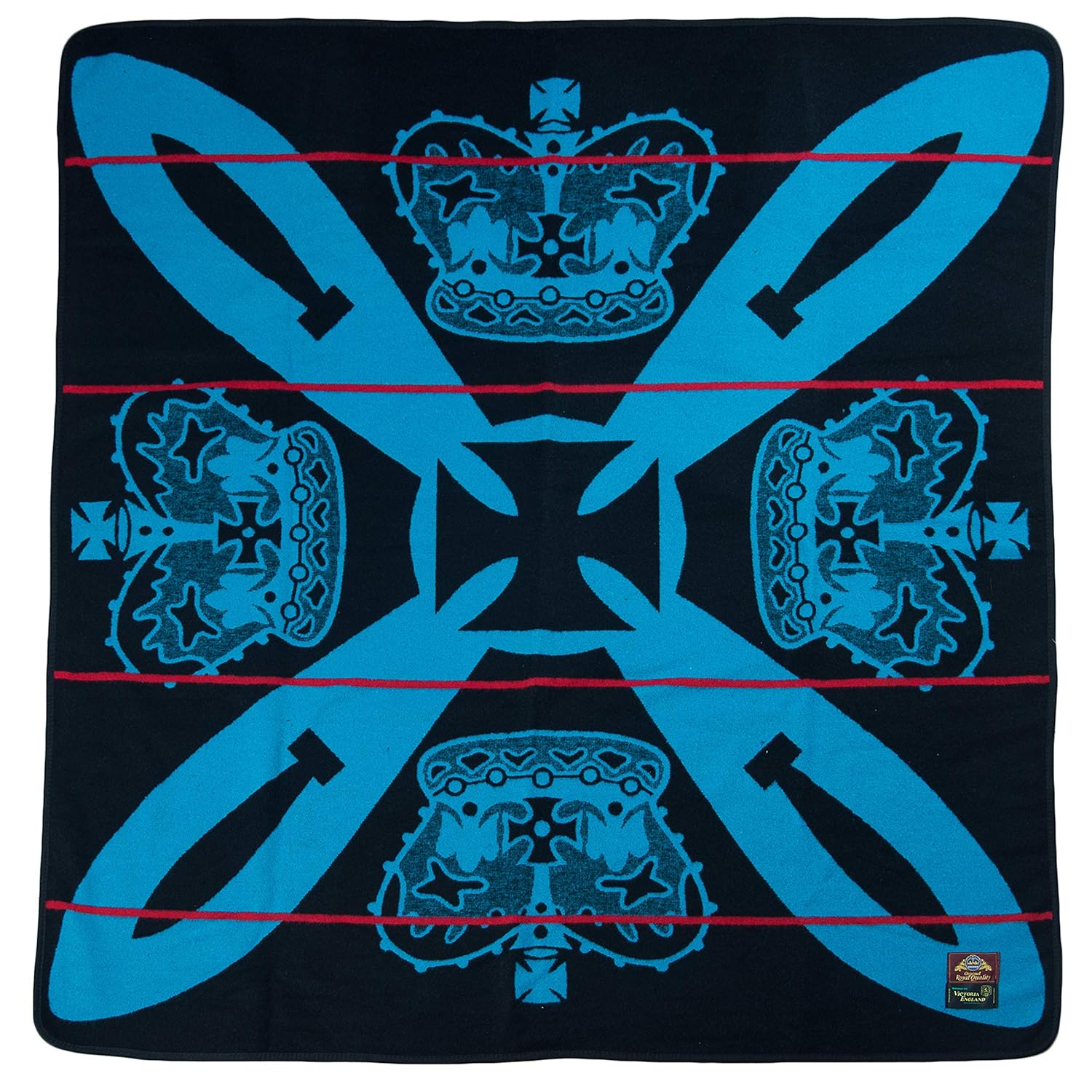 Victoria England Crown BASOTHO Heritage Wool African Blanket for