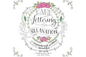 Relaxation Lettering Amazon Best Sellers: Best Coloring Books