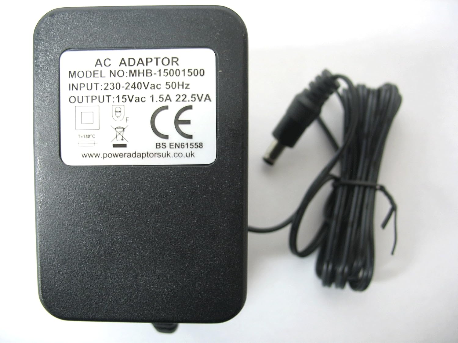 1500ma 15v 22.5VA AC/AC Power Adaptor/Supply Amazon.co.uk Electronics