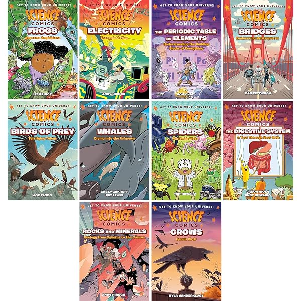 [新品。海外購入]28冊セットScience Comics 最新版 Amazon.com: Science Comics Series 18-Book Set: Andy Hirsch