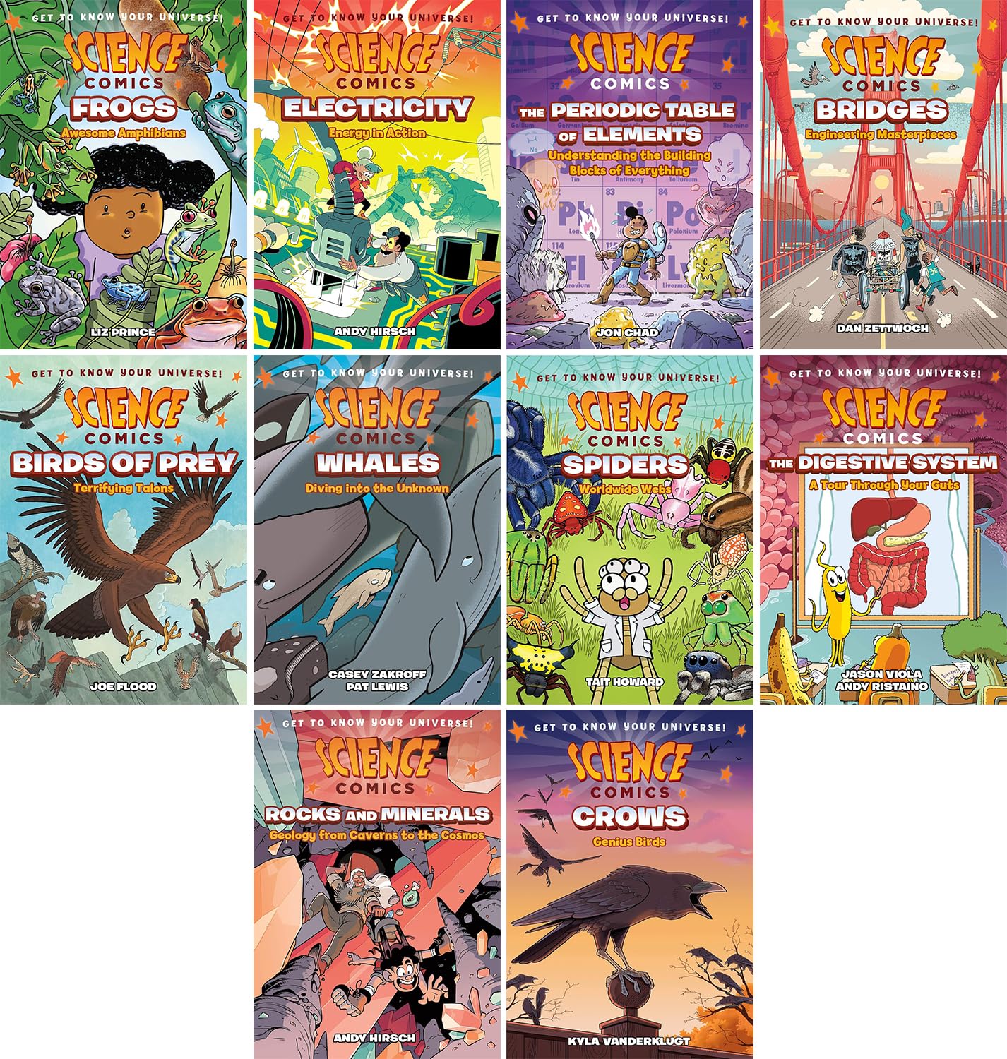 Science Comics: Get to Know Your Universe! 10-Book Collection