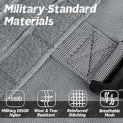 rabbitgoo Tactical Dog Harness for Large, Heavy