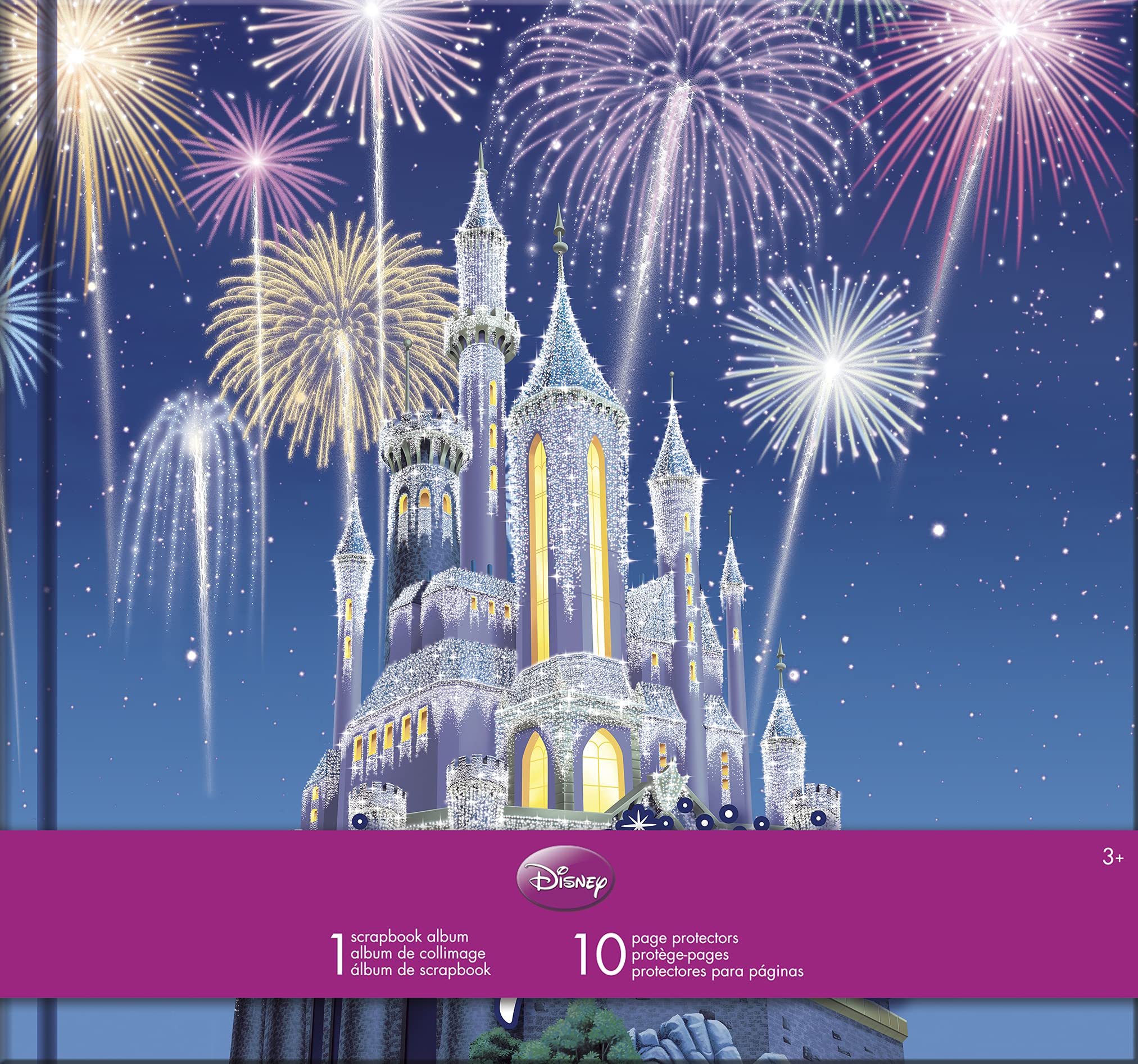 Trends International Disney Memories Post Bound Album x 12, Vinyl Paper, Blue, 12x12 inches