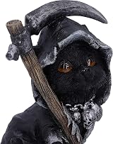 Nemesis Now Amara Grim Reaper Cat Figurine Black 10.2cm Collectible view 5