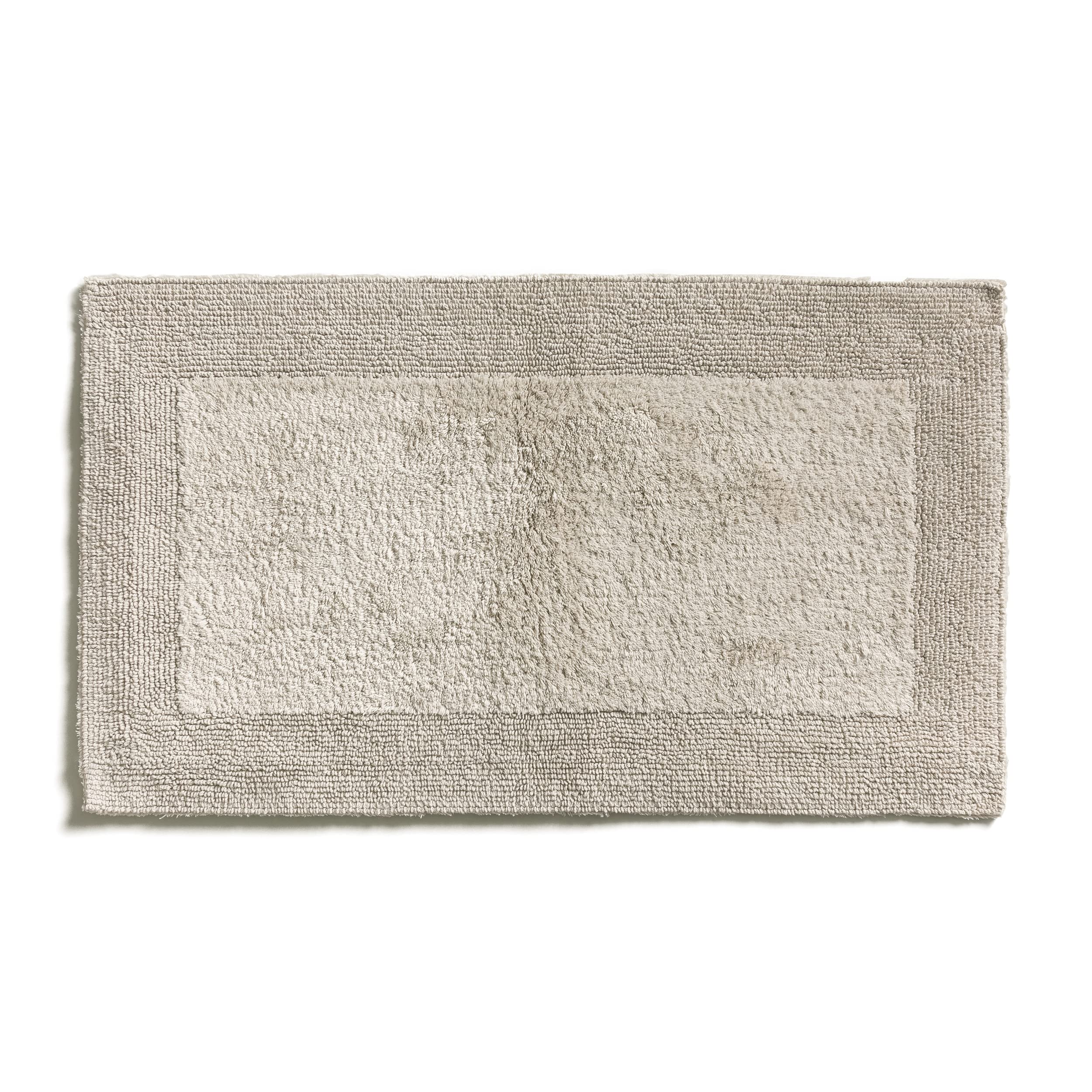 Möve Loft tufted bath mat 60 x 100 cm made of 100% cotton, papyrus — image 1