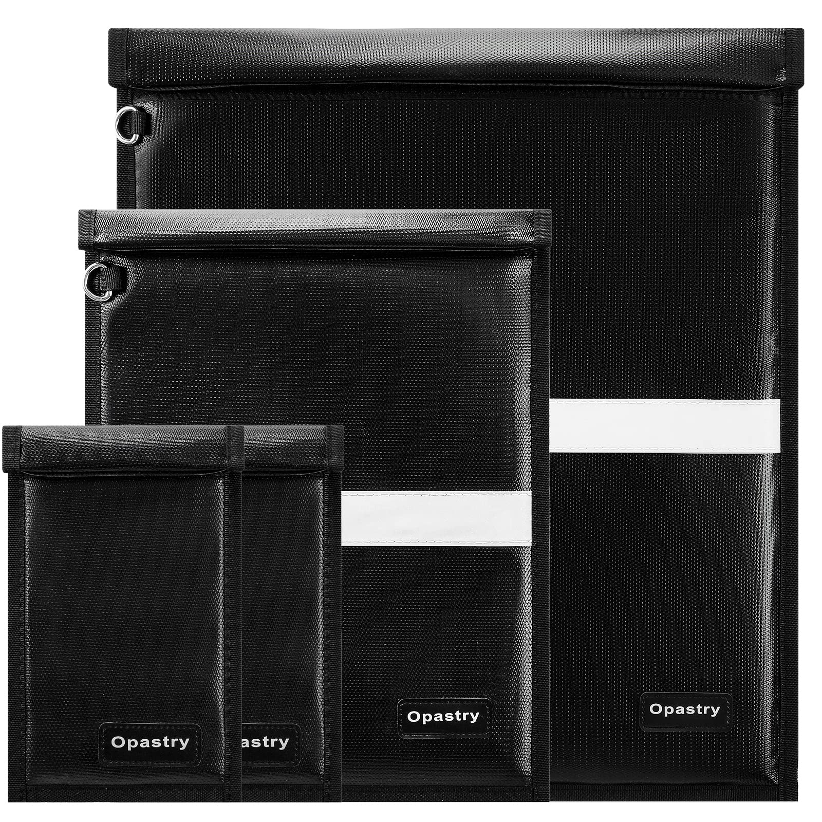 Photo 1 of **Only one**Opastry Faraday Bags for Laptops & Tablets & Phones, 4 Pack Faraday Cage, Upgraded Key Fob Protector with Reflective Strip, Anti-Tracking Faraday Bag, Faraday Pouch