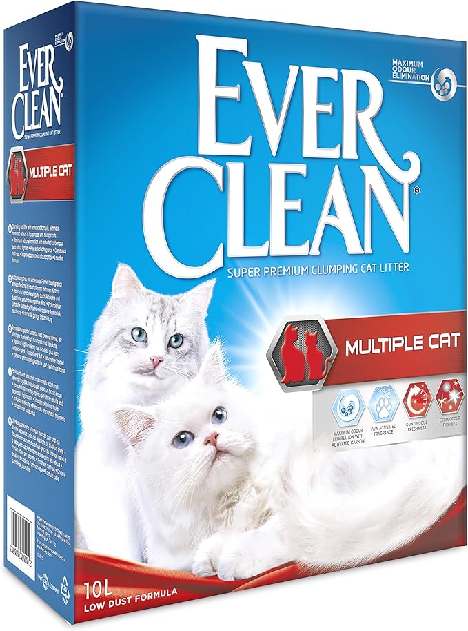 Ever Clean Multiple Cat Litter, 10 Litre, Scented Pet