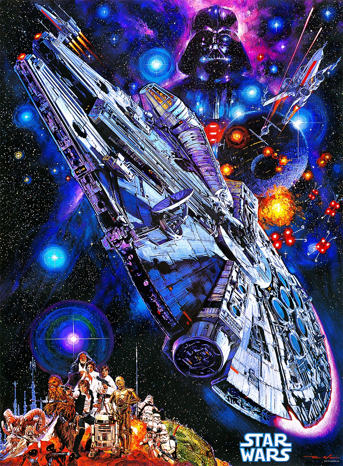 Buffalo Games Star Wars Vintage Art You're All Clear, Kid 1000 Piece