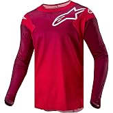 Alpinestars 3761324-368-M: Racer Hoen Jersey Mars Red/Burgundy Md