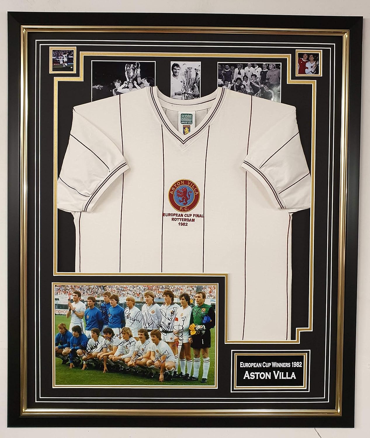 aston villa signed shirt