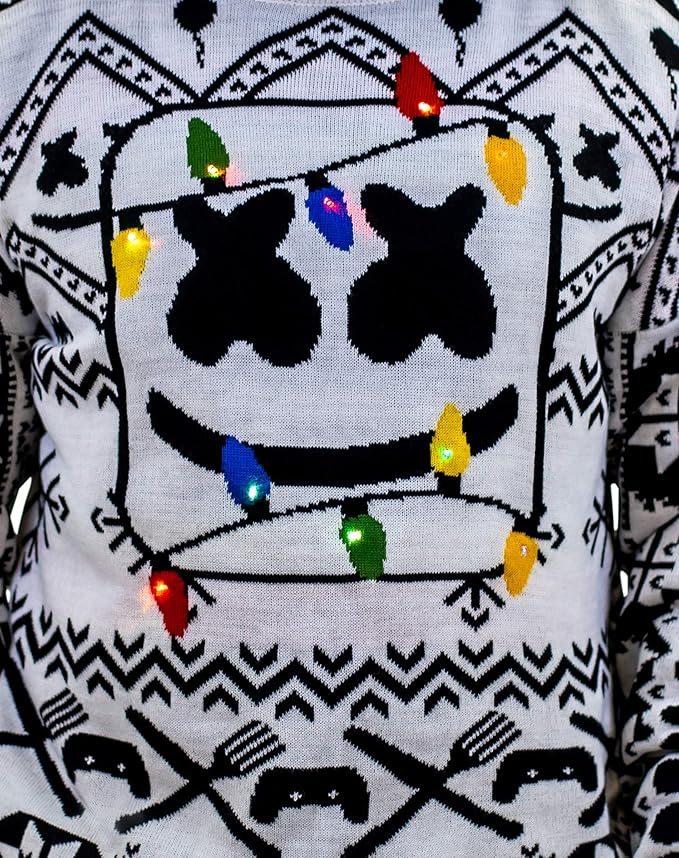marshmello light it up sweater