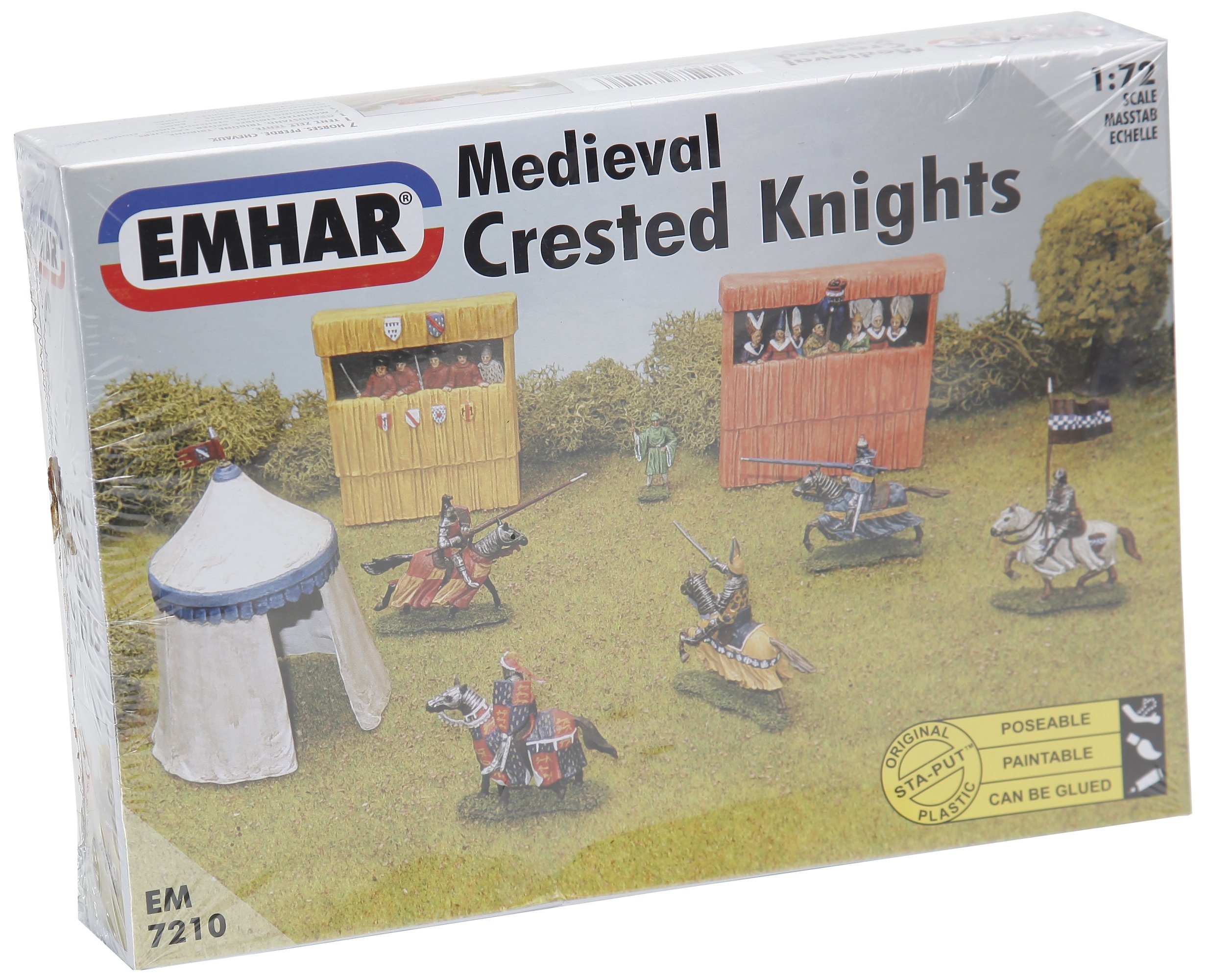 Emhar EM7210 1/72 Scale Medieval Knight Model Assembly Kit