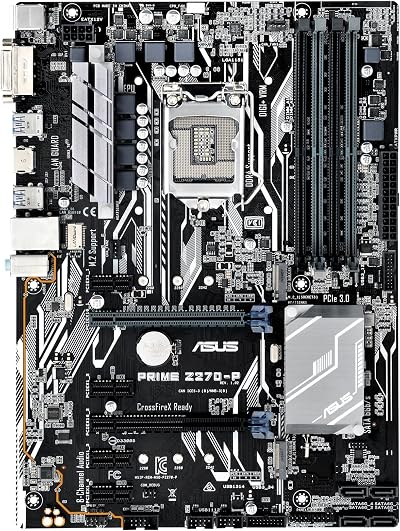 ASUS Z270-P ATX Motherboard LGA1151 Z270 Chipset USB 3.0 Gigabit LAN