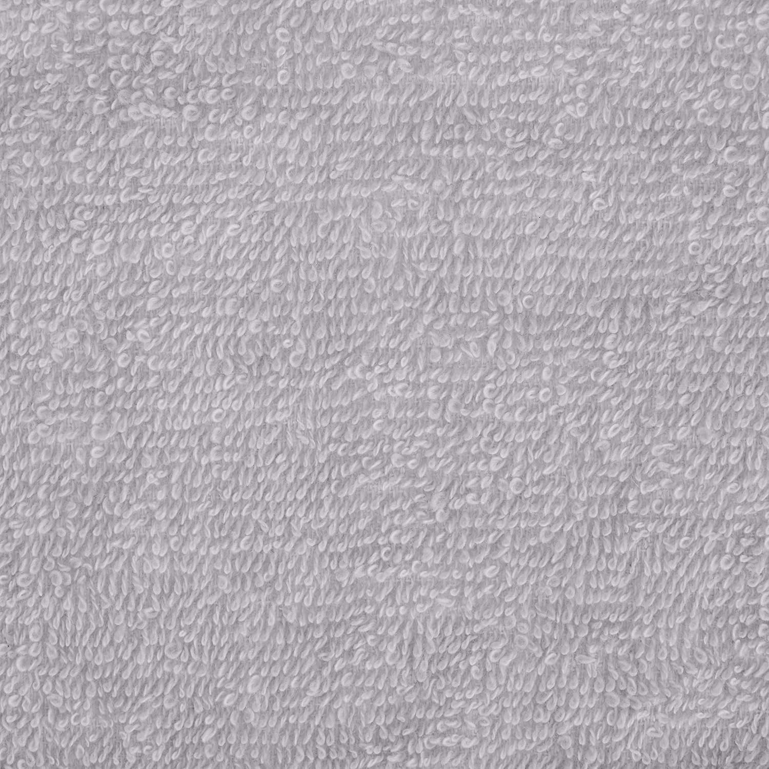 Basics Cosmetic Friendly Hand Towel - 8-Pack, Silver Sheen: Home & Kitchen