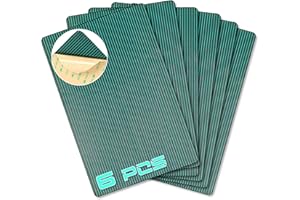 URBANSTREAM 6 pcs Winter Pool Cover Repair Patch Kit 12x8in Self Adhesive for Large Green Mesh Inground Swimming Pool Cover - Tacky Patch Kit for Sealing The Holes - Easy to Install Tear Repair Set