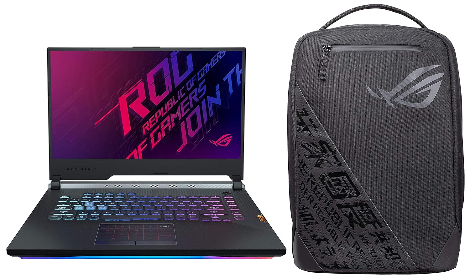 ASUS ROG Strix Scar III Gunmetal Laptop with ROG BP1501G 15.6inch