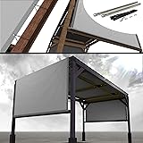Royal Shade 9' W x 18' L Grey Pergola Sun Shade