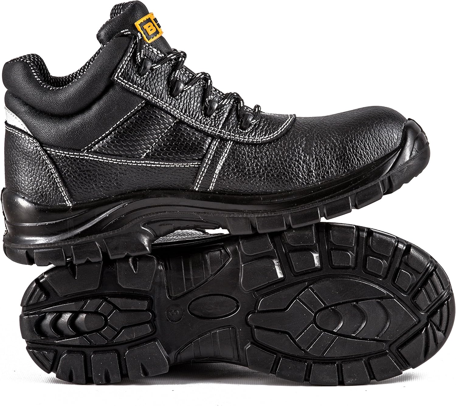 Super Saturday Black Hammer Mens Safety Boots Work