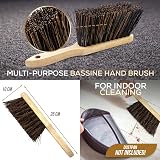 Newman and Cole Natural Wooden Hand Brush Stiff Bassine Bristles view 7